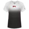 Women's V-Neck Ombre T-Shirt Thumbnail